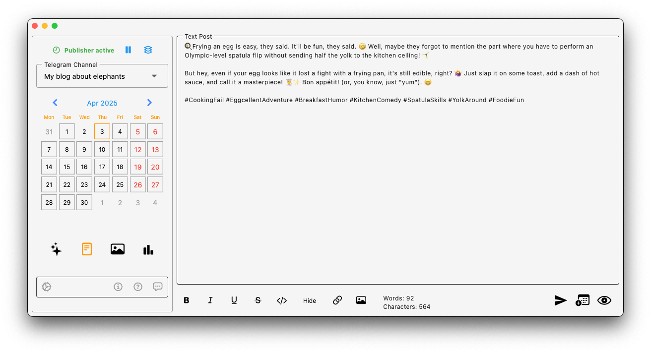 Screenshot of SMM Assistant 2