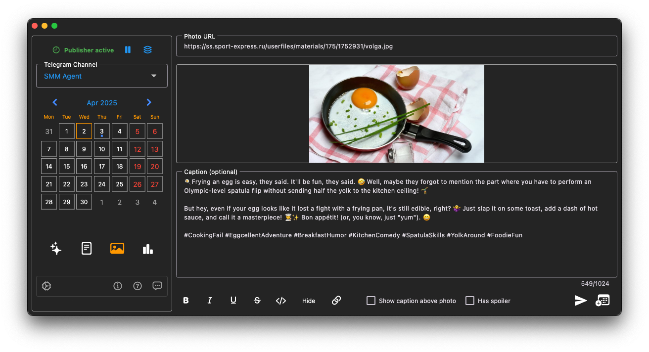 Screenshot of SMM Assistant 5